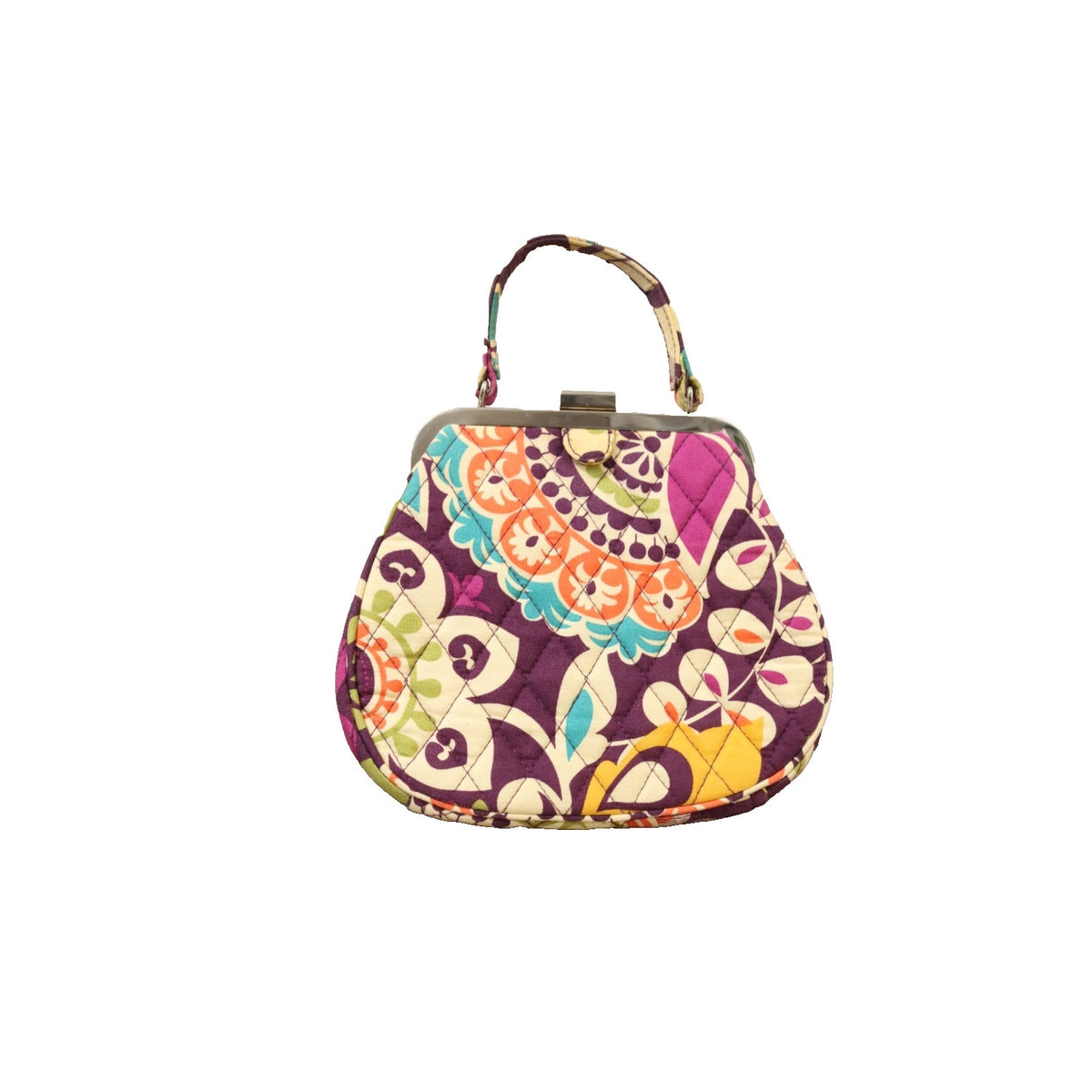 Vera Bradley Convertiable Top Handle/Crossbody Floral Small Bag Mini Frame