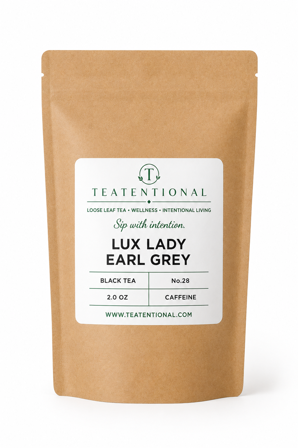 Lux Lady Earl Grey Loose Leaf Tea | Floral Blend | No. 28 | Teatentional
