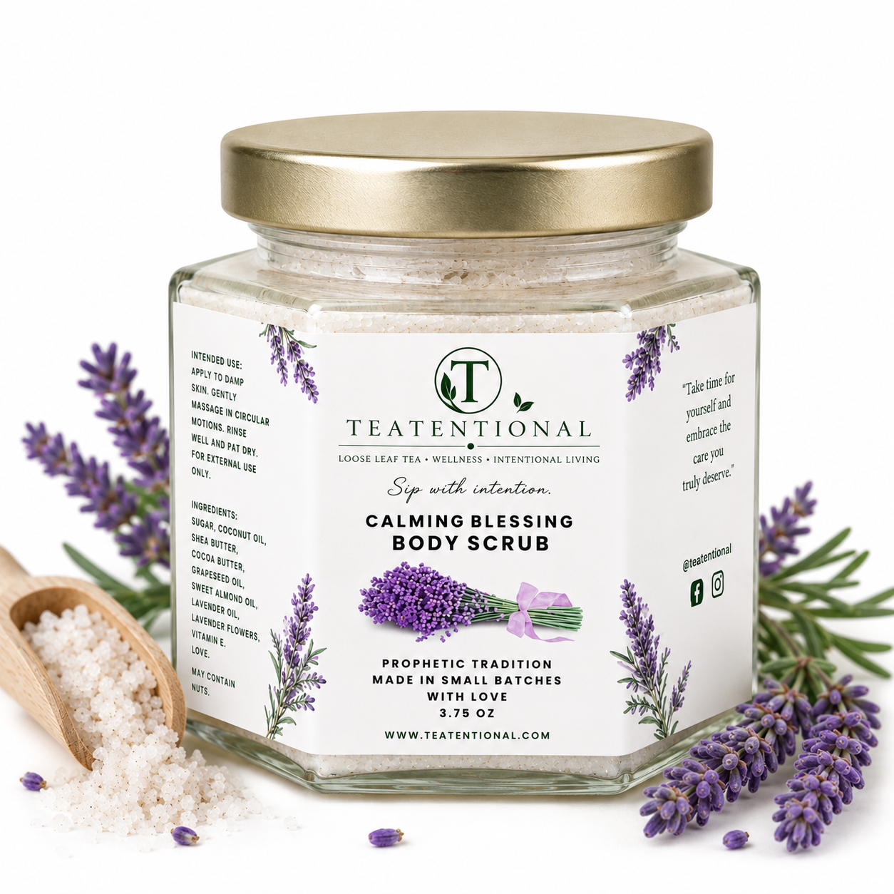 Lavender Sugar Scrub – Natural Exfoliation for Smooth, Calm, Glowing Skin