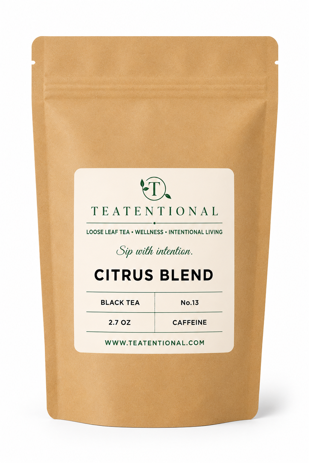 Citrus Blend Tea | Zesty Black Tea Loose Leaf Blend | No. 13