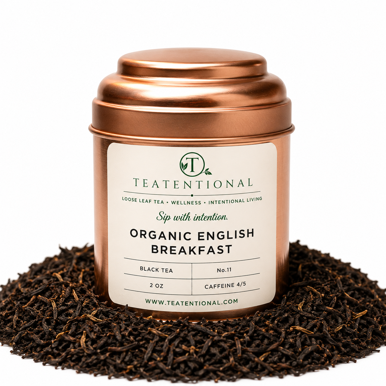 Organic English Breakfast Tea | Bold Black Loose Leaf Tea | No. 11