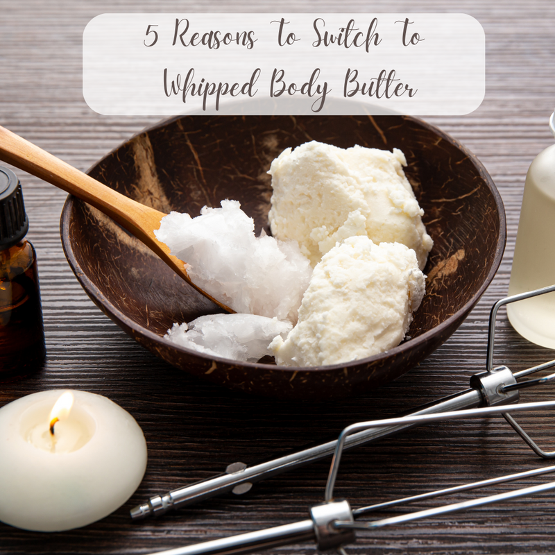 Whipped body butter - natural alternative to lotion