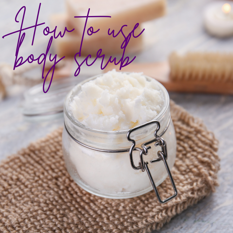 How to use a natural sugar scrub