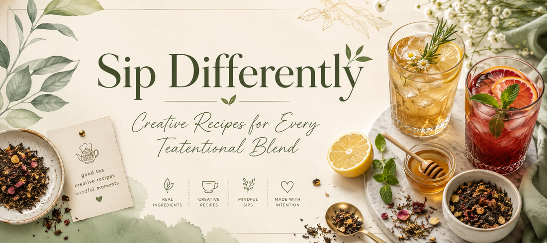 Sip Differently Part 2 - Teatentional hot and iced loose leaf tea recipes