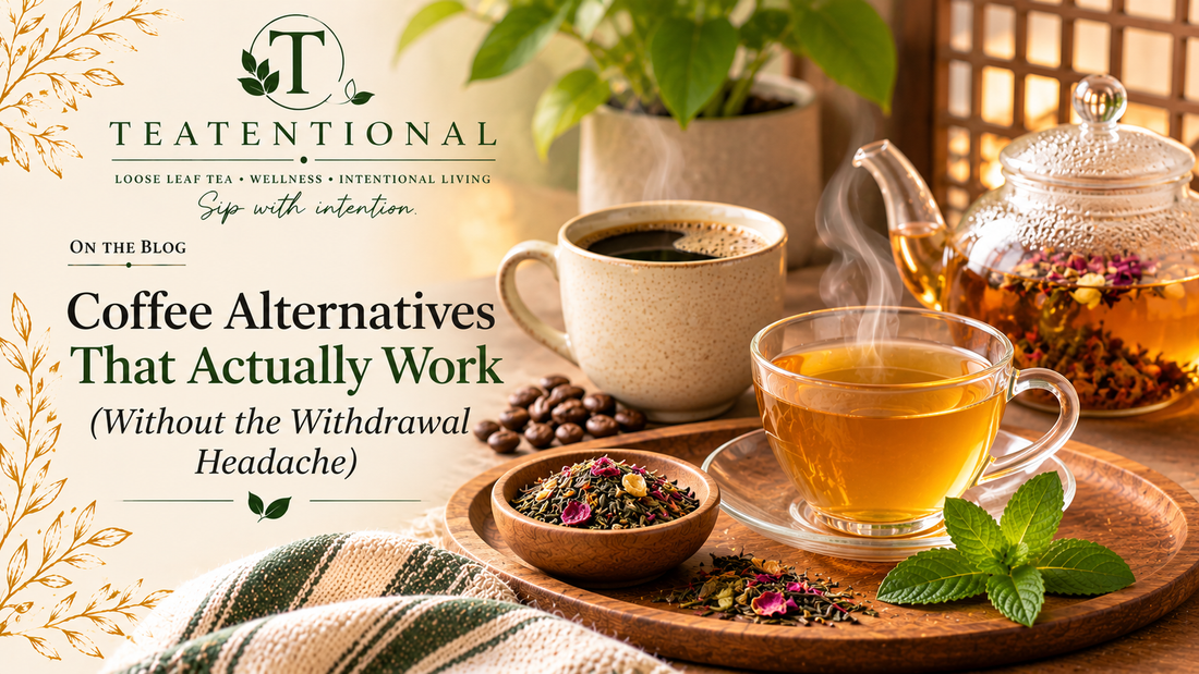 Coffee alternatives - bold loose leaf tea to replace coffee from Teatentional