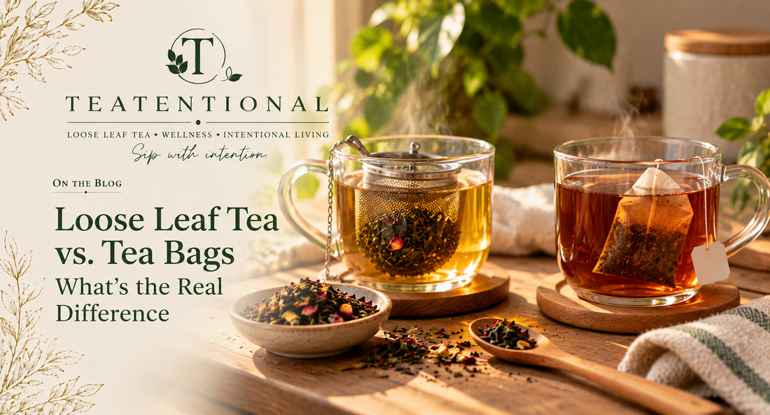 Loose leaf tea compared with tea bags
