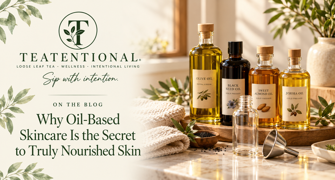 Oil-based natural skincare with plant oils - Teatentional