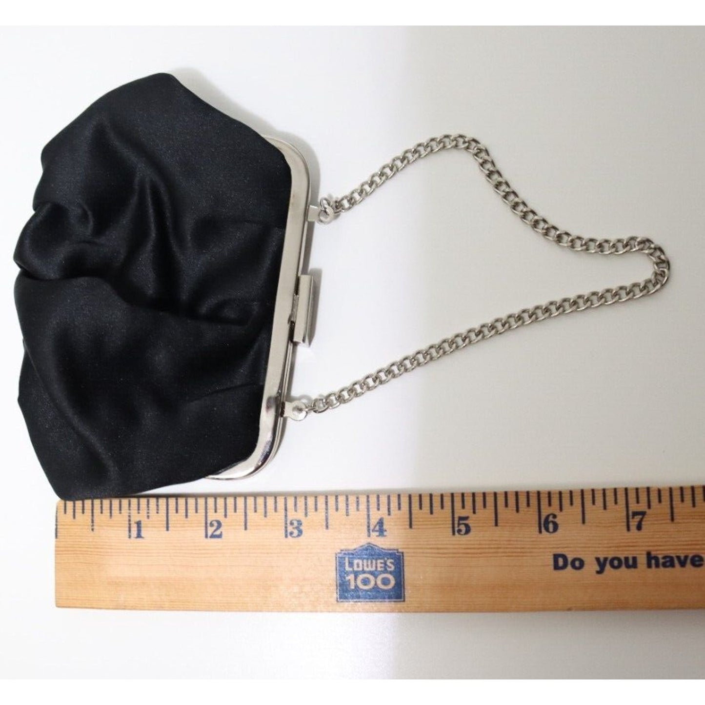 White House Black Market Evening Bag Hidden Chain