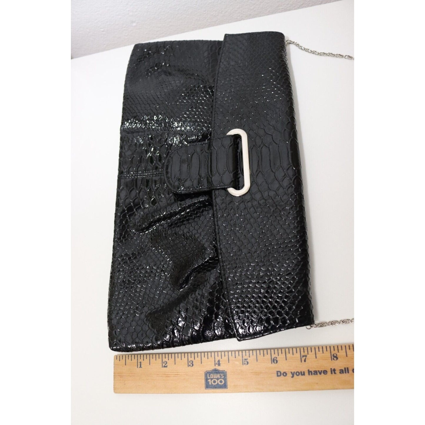 Lulu Townsend Black Evening Bag Shoulder Bag Flaw