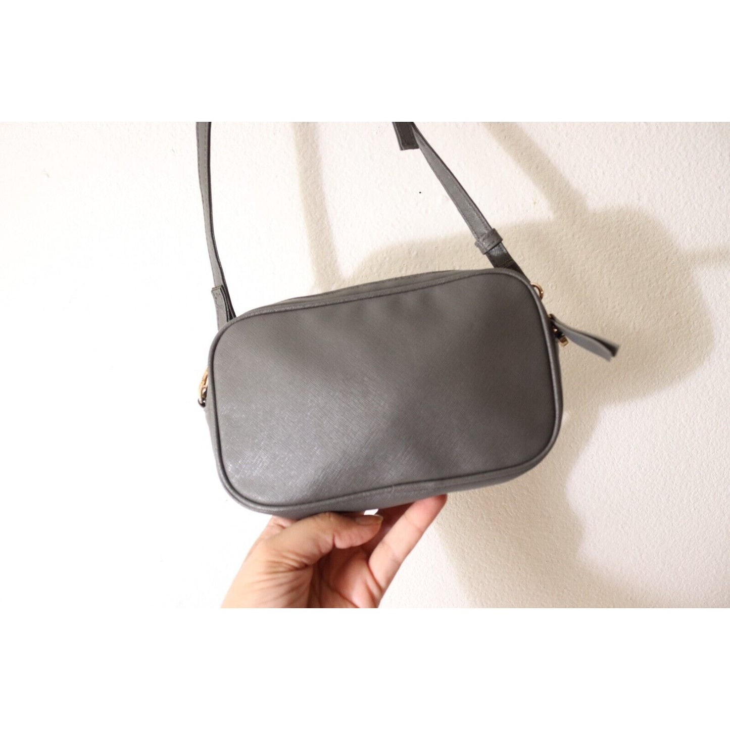 Disney X Pandora Mickey Handbag Gray Crossbody Bag
