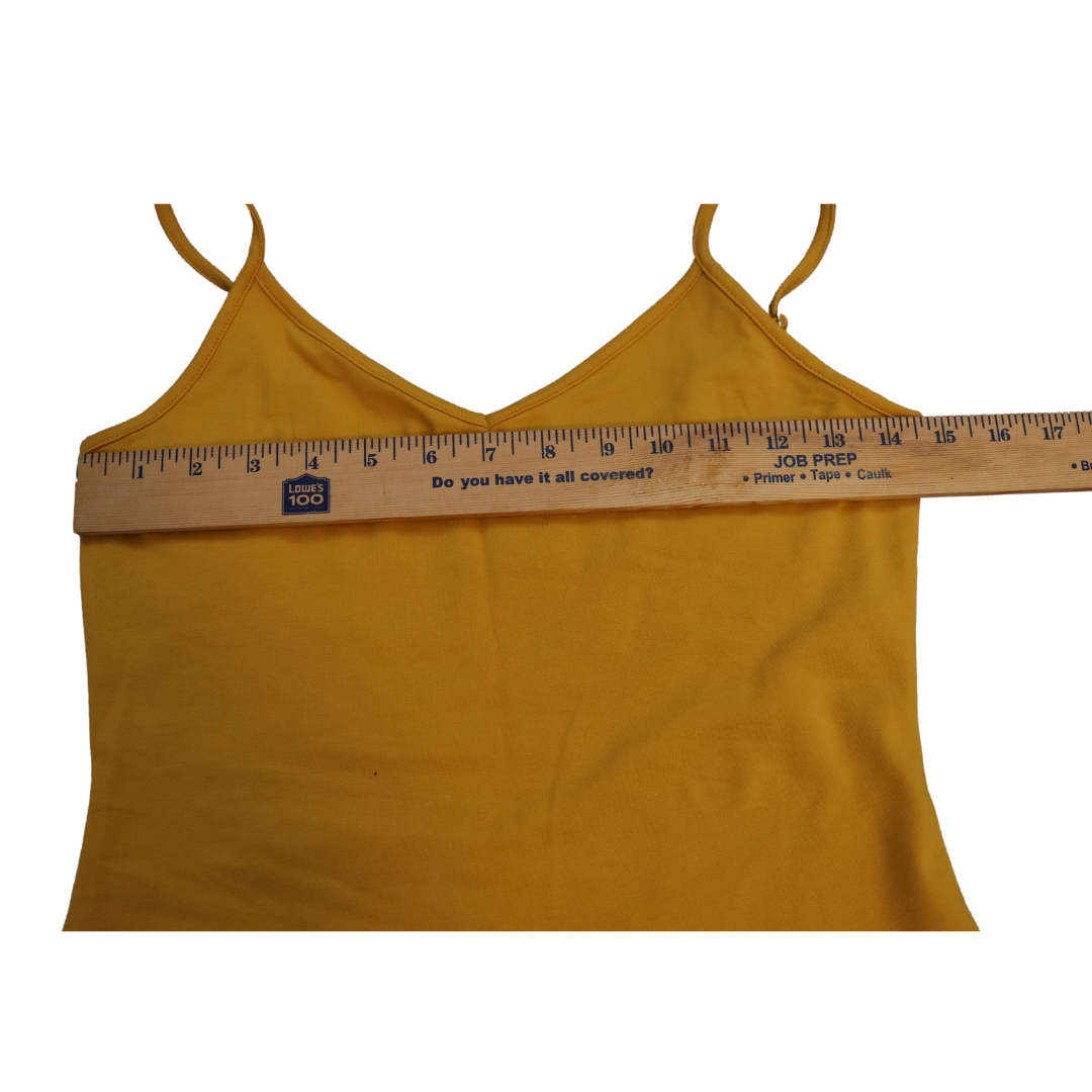 Wild Fable Yellow Bodycon Spagettie Strap Dress