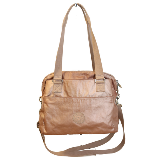 Kipling Felicity Tote Rose Gold Shoulder Handbag