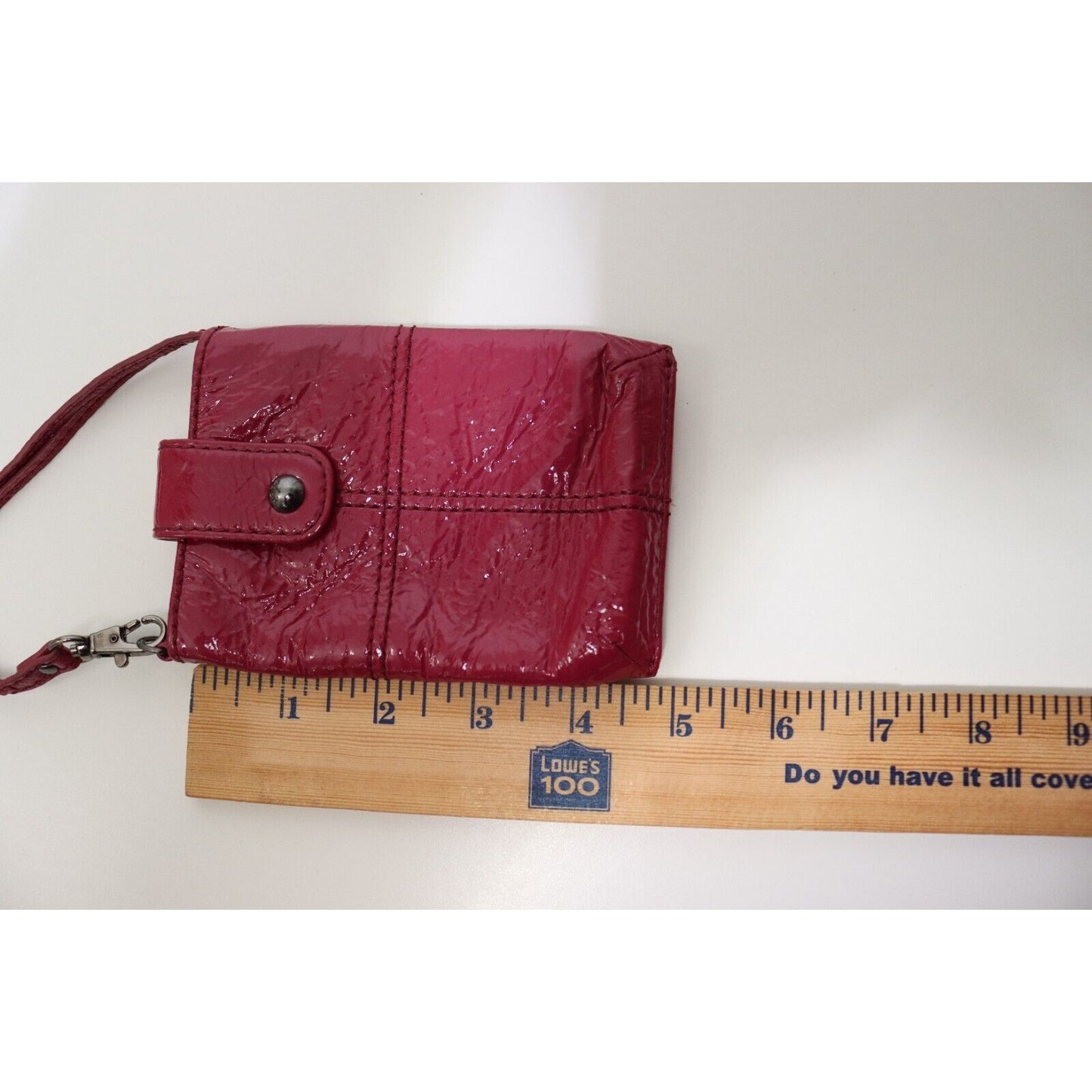 Hobo International Purple Cellphone Holder with Credit Card Patent Leather