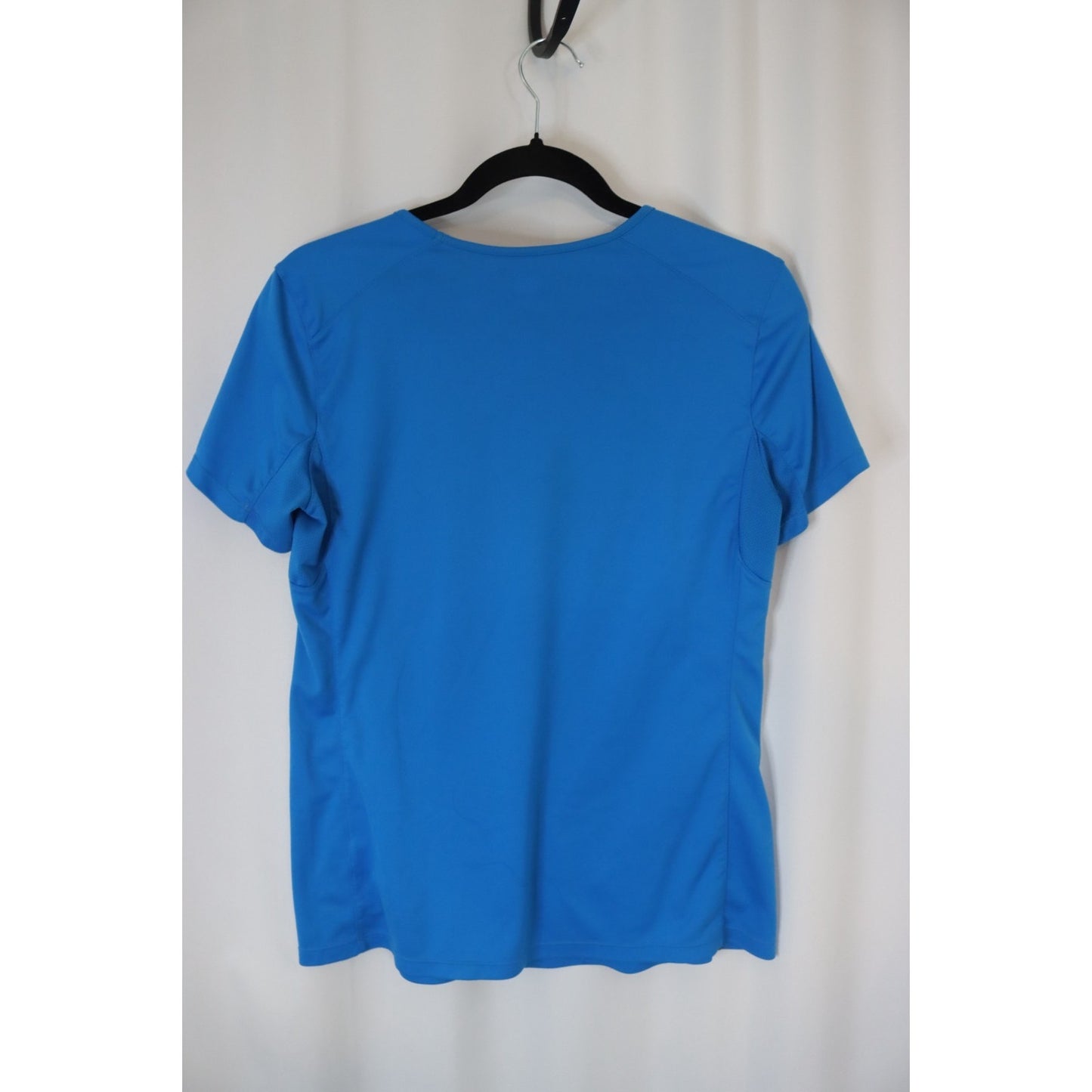 REI Blue Medium Short Sleeve Top Sports Mesh Armpits