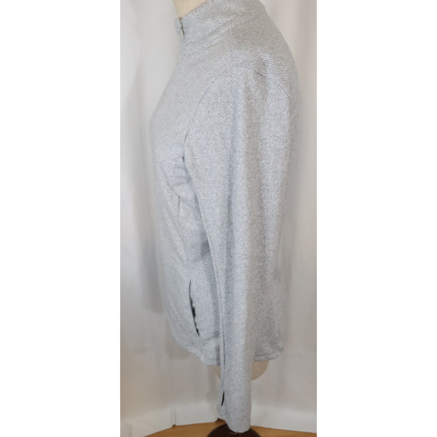Kyodan Outdoor Medium Grey Sweater Zip Long Sleeve