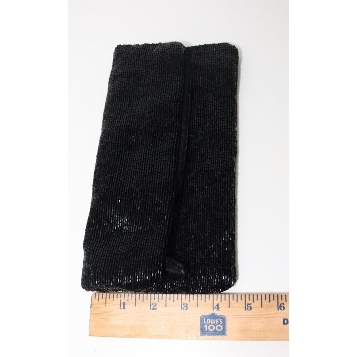 Loft Ann Taylor Black Beaded Clutch
