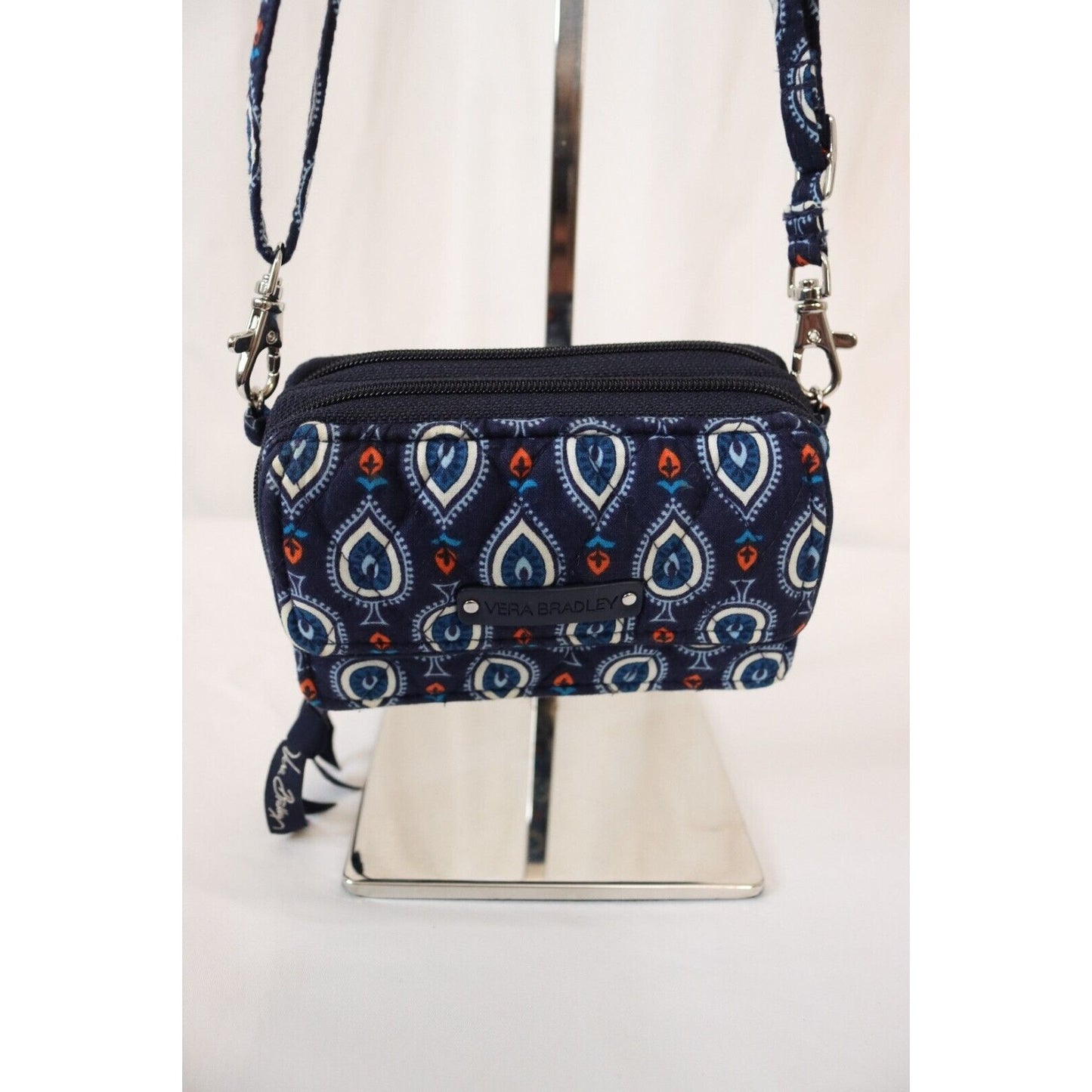 Vera Bradely Small Crossbody Bag Organizer Credit Card Detachable