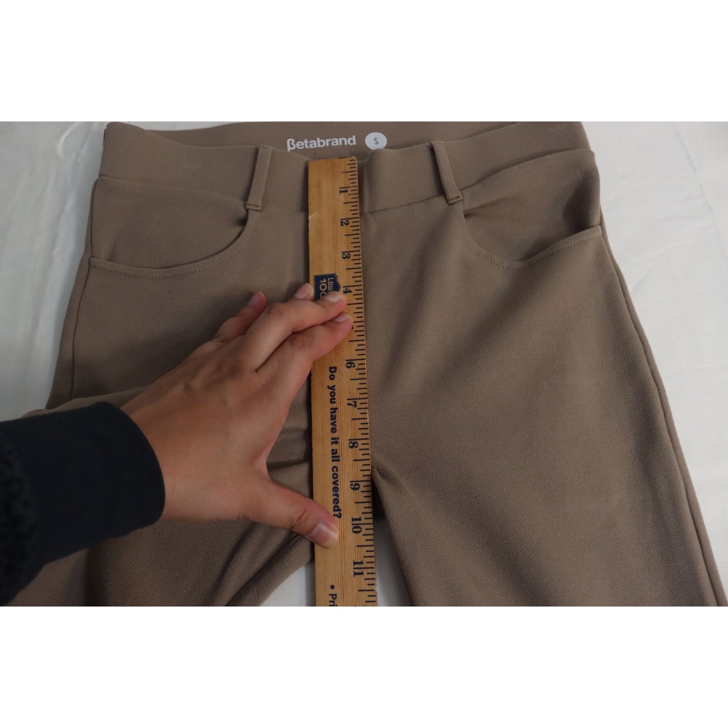 Betabrand Khaki Small Workwear/ Yoga Pant