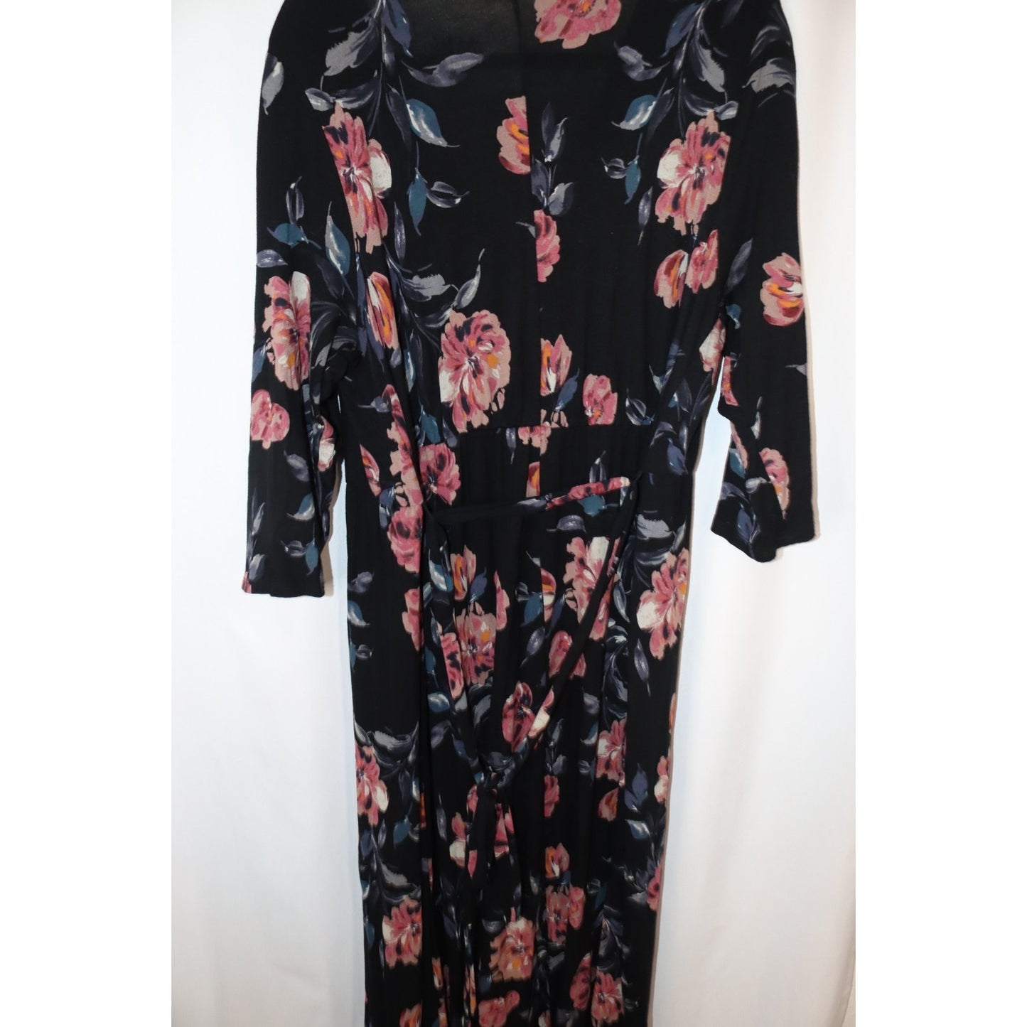 Isabel Ingrid Maternity Dress Large Nursing Maxi Rayon Spandex