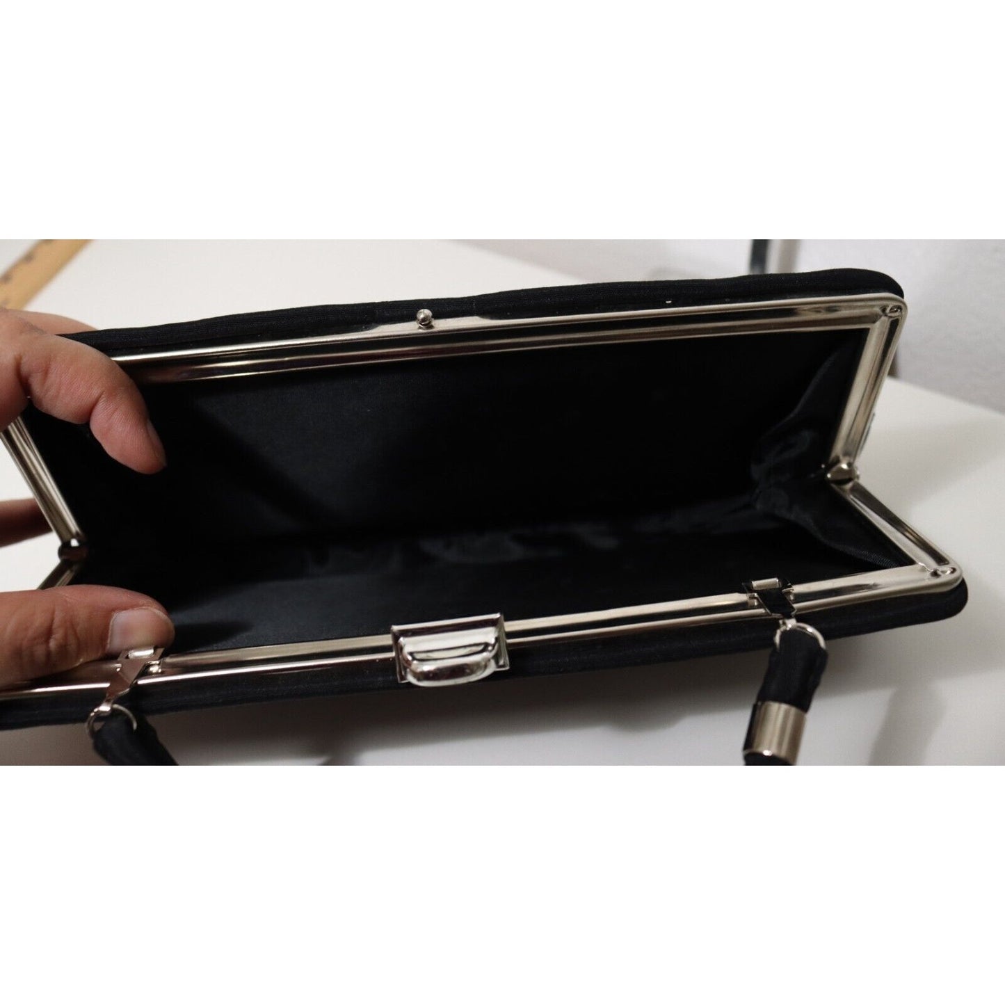 Unbranded Evening Bag Clutch with Hidden Handle