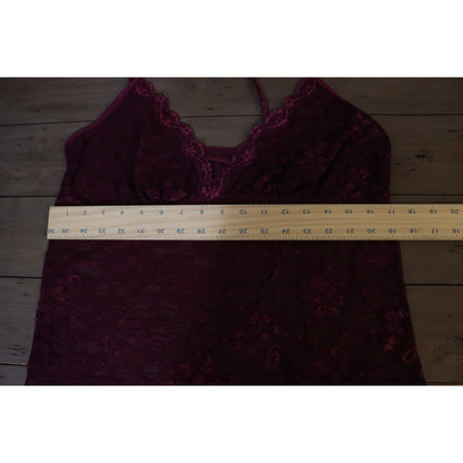 Uhnbranded Baby Doll Purple Lace Nightgown Size XL Nylon/Spandex