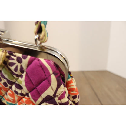 Vera Bradley Convertiable Top Handle/Crossbody Floral Small Bag Mini Frame