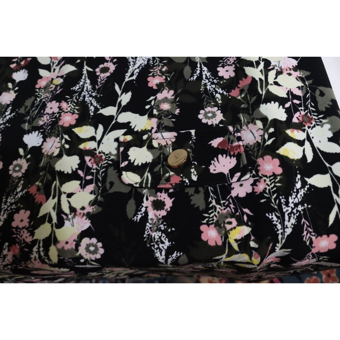 Inc International Concept 1X Black and Floral Sleeveless Polyester/Spandex