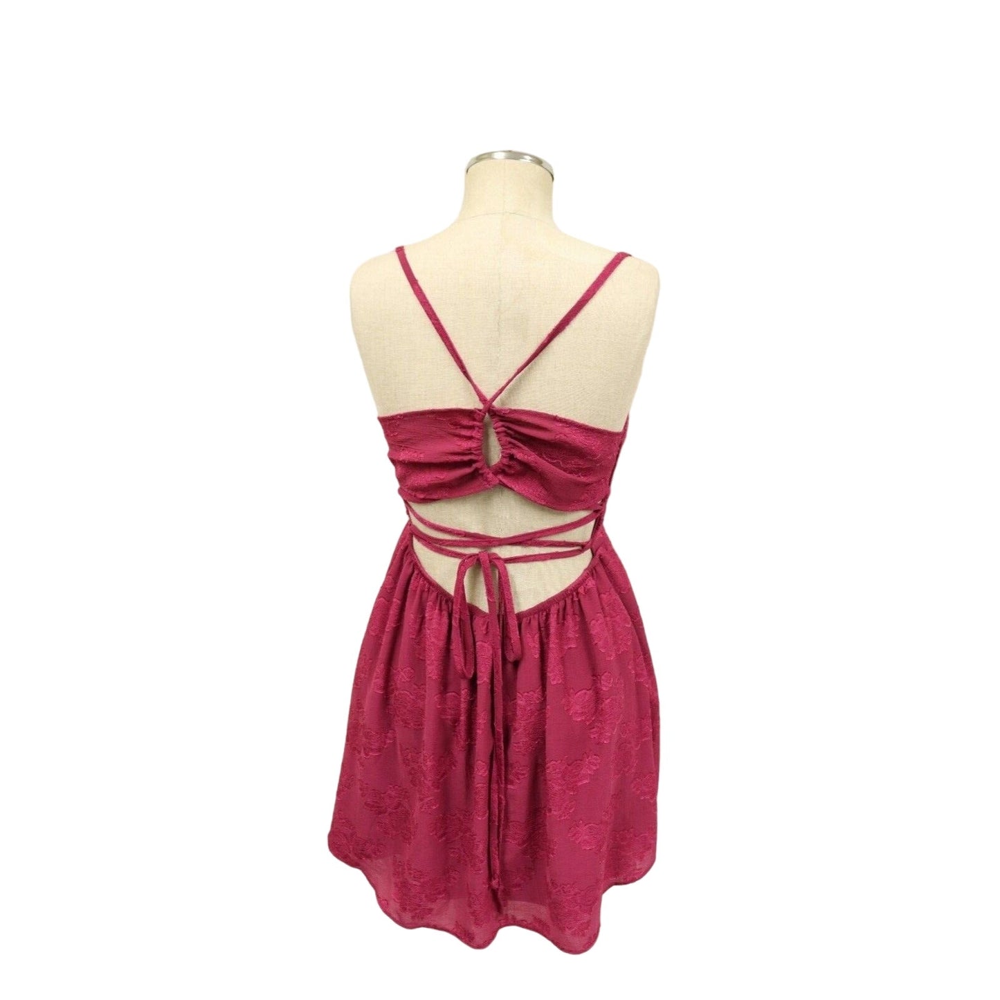 Wild Fable Women Medium Spaghetti Straps Mini Dress Purple