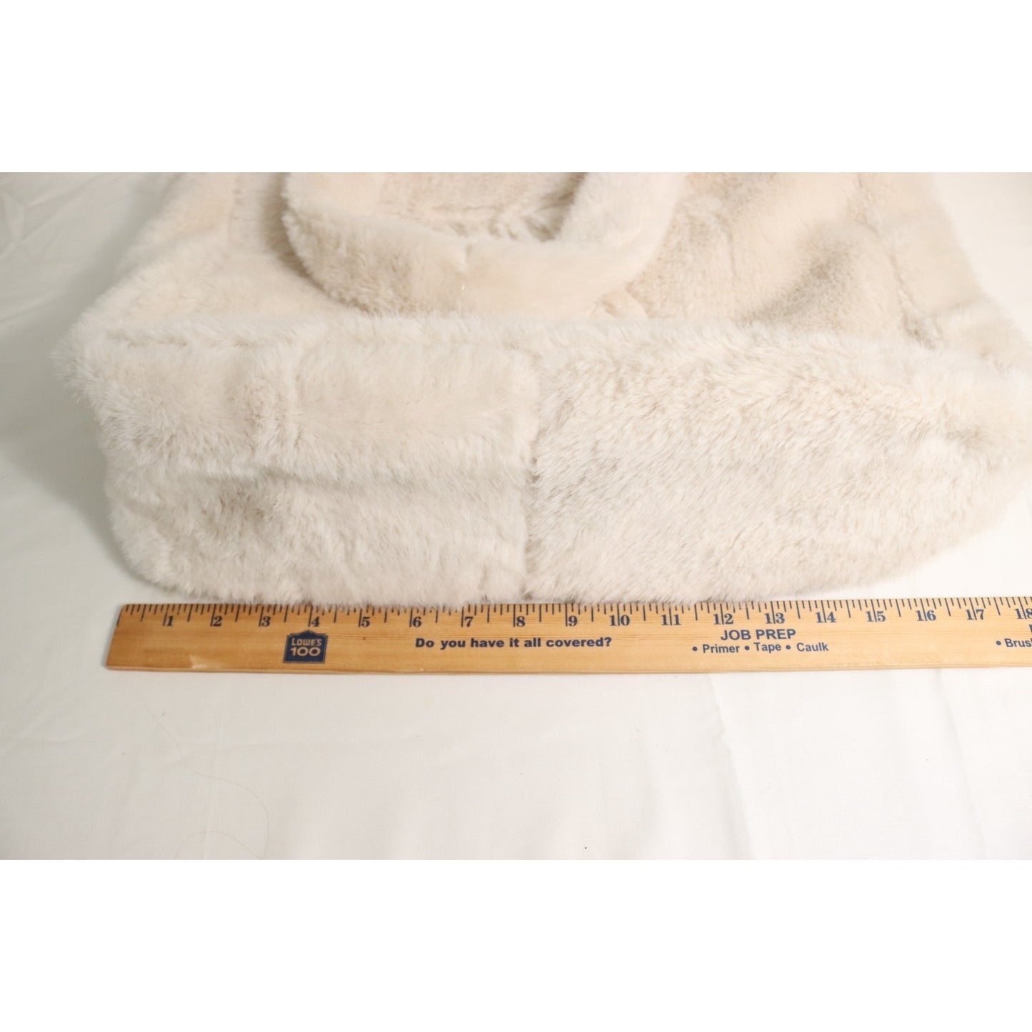 NWT White Faux Fur Victoria's Secret Shoulder Bag