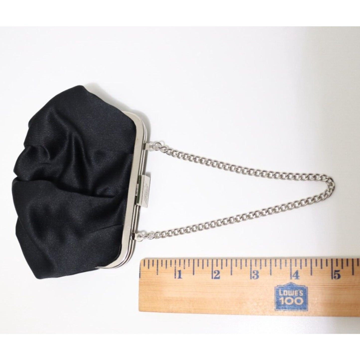 White House Black Market Evening Bag Hidden Chain