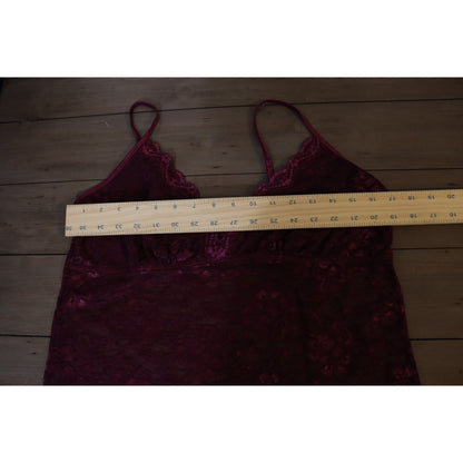 Uhnbranded Baby Doll Purple Lace Nightgown Size XL Nylon/Spandex