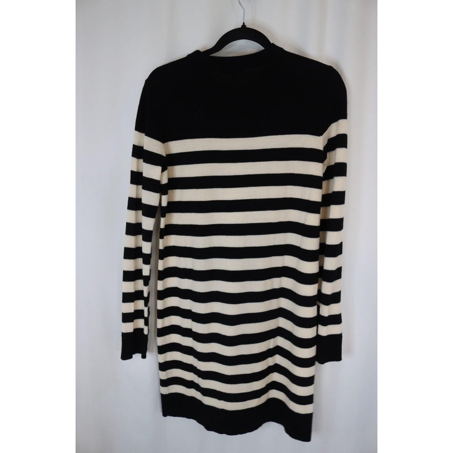 Rag and Bone Small Black White Stripe Dress Long Sleeve
