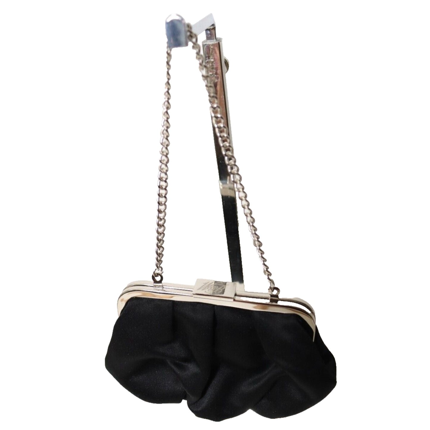 White House Black Market Evening Bag Hidden Chain