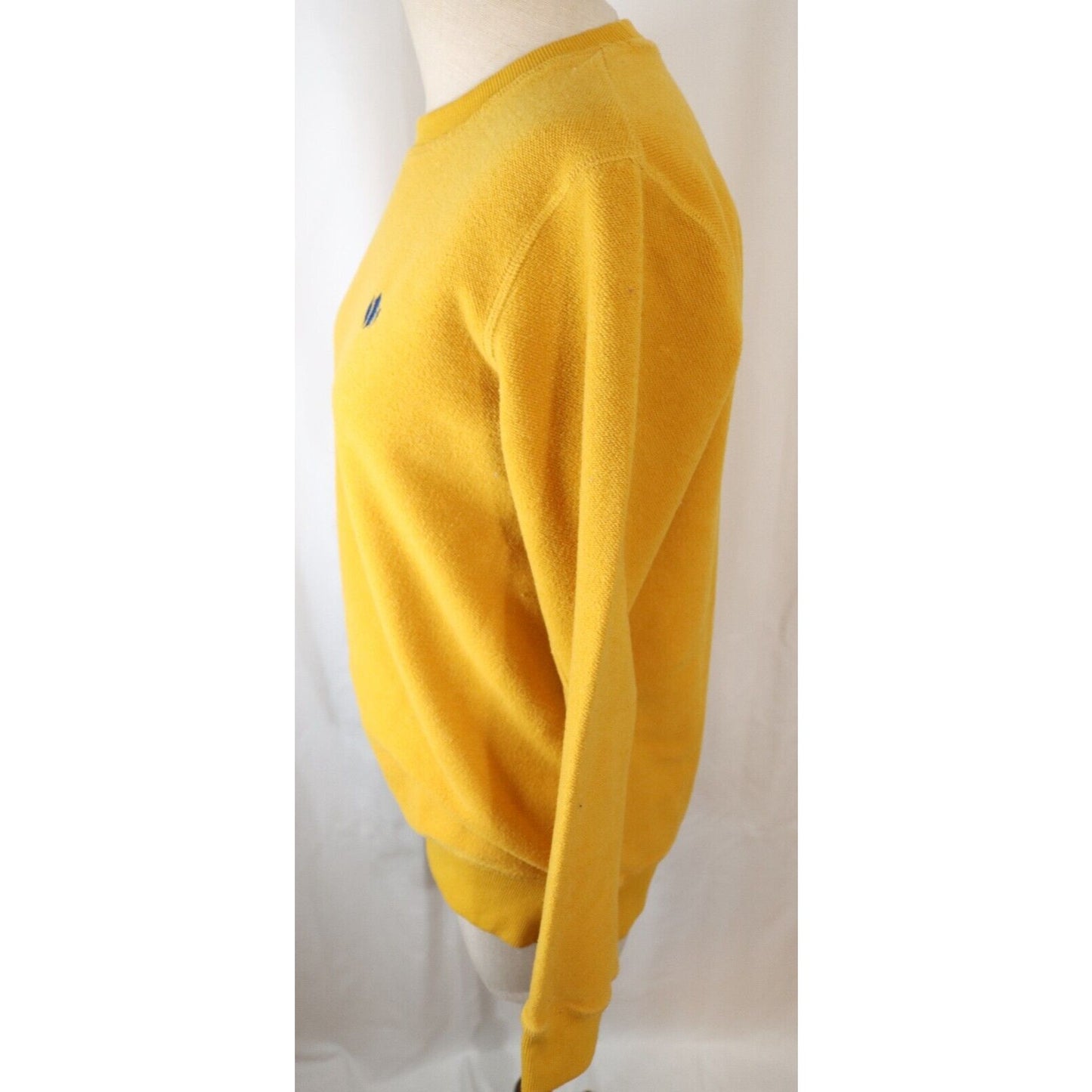 Dutch Bros Yellow Sweater Size Small Cotton Long Sleeve