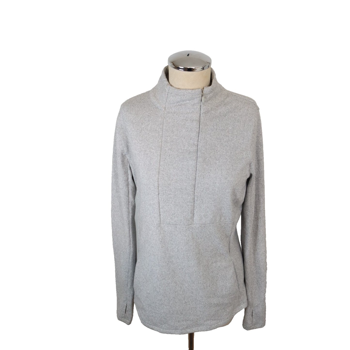 Kyodan Outdoor Medium Grey Sweater Zip Long Sleeve