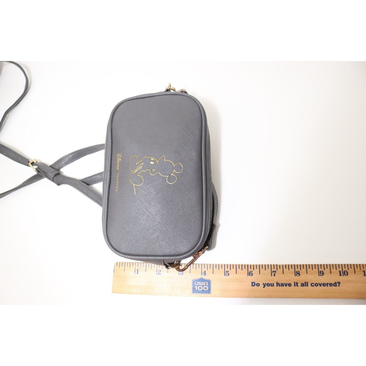 Disney X Pandora Mickey Handbag Gray Crossbody Bag