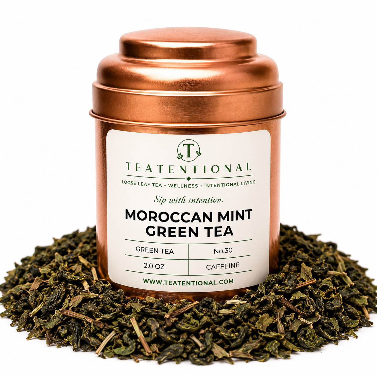 Moroccan Mint | Traditional North African Mint Green Loose Leaf Tea