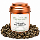 Tranquil Jasmine Pearl green loose leaf tea - Teatentional