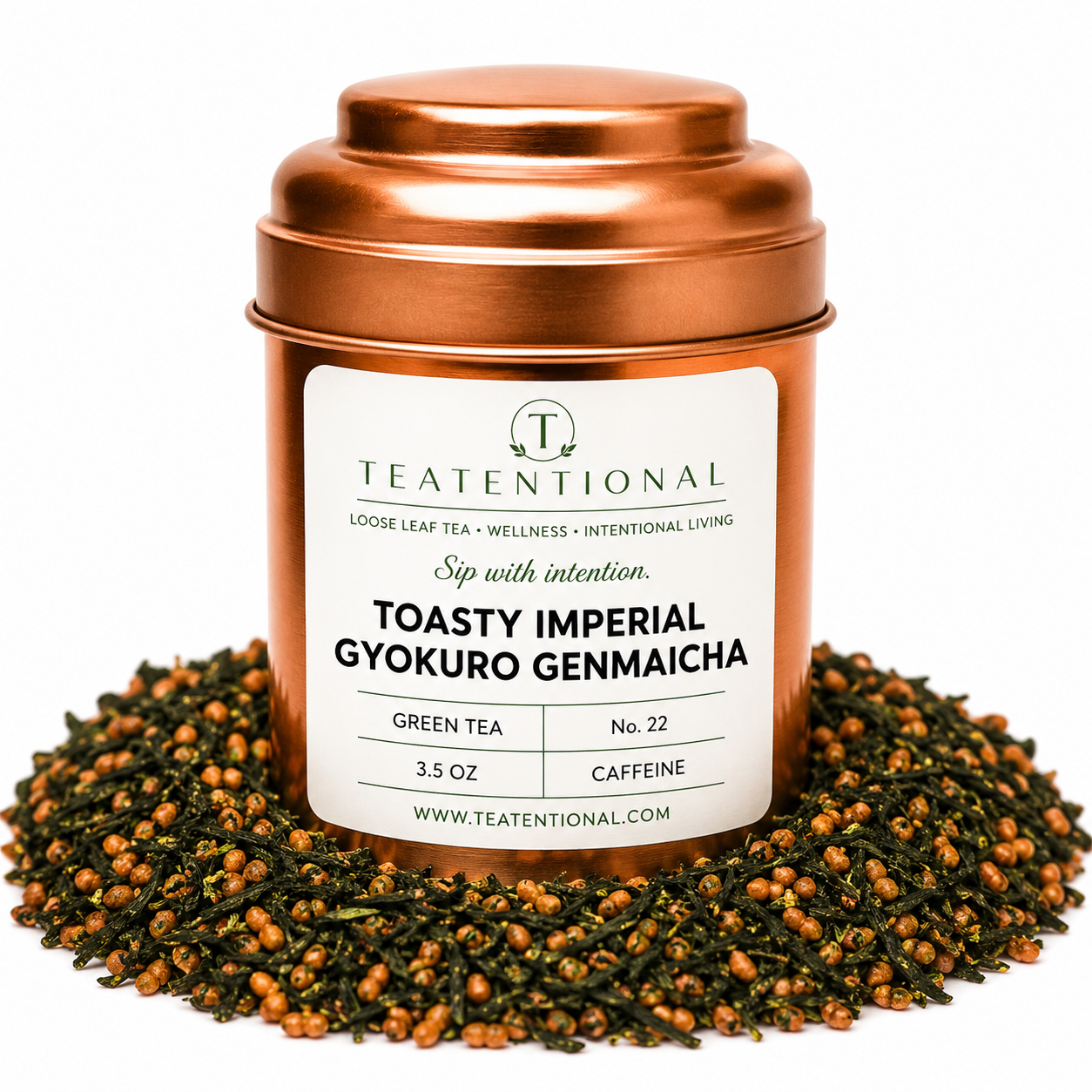 Toasty Imperial Gyokuro Genmaicha | Japanese Green Loose Leaf Tea | No. 22