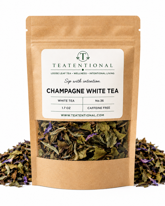 Champagne White Tea | Floral Berry Loose Leaf White Tea Blend| No. 36