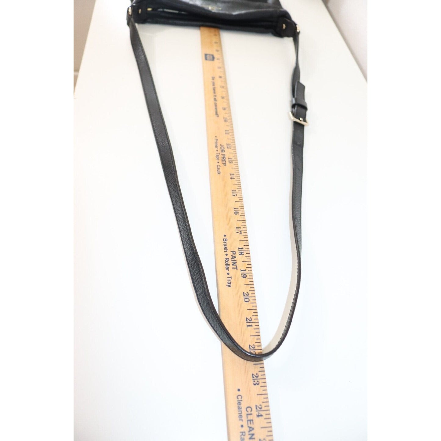 Kate Spade Crossbody Leather Black Lined Adjustable