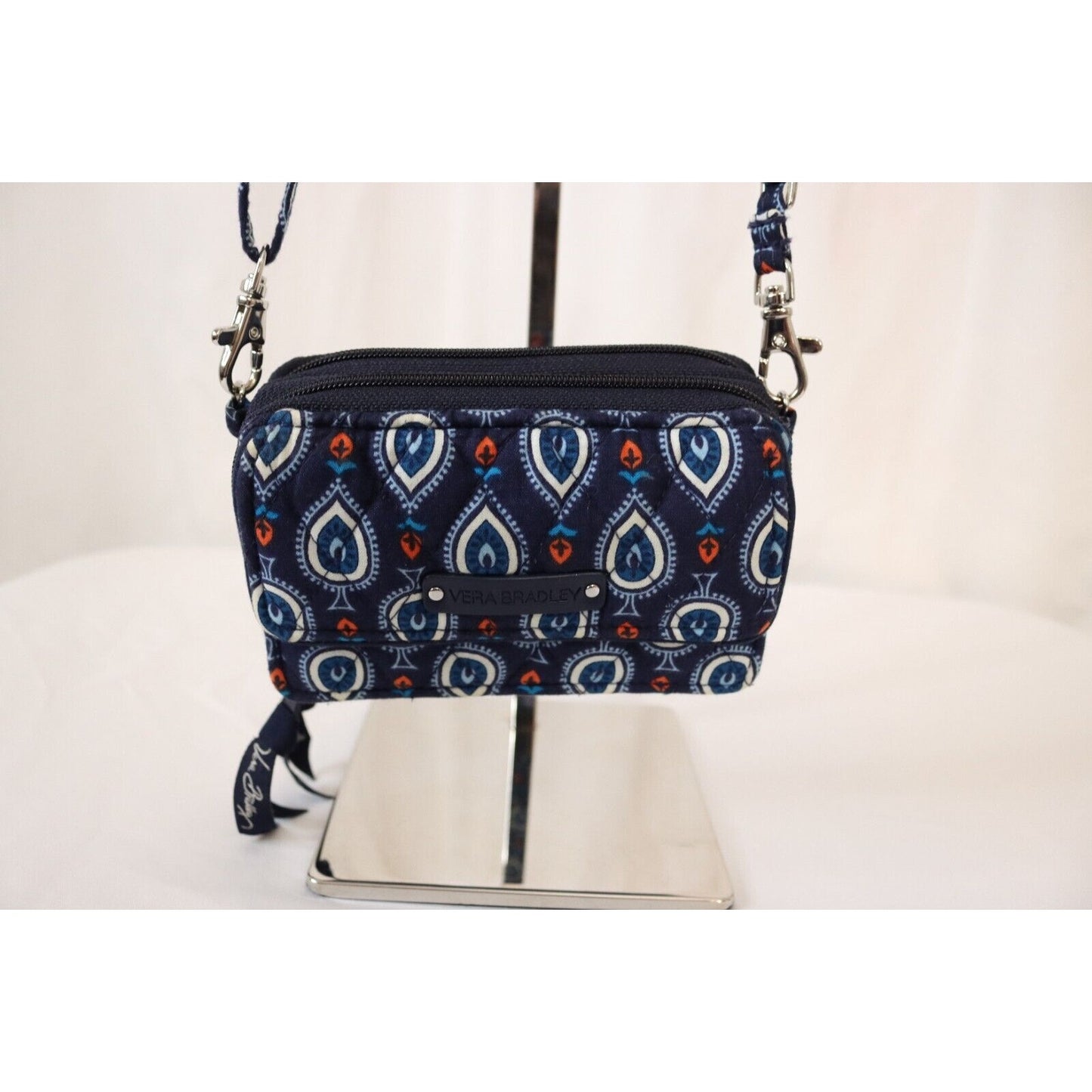 Vera Bradely Small Crossbody Bag Organizer Credit Card Detachable