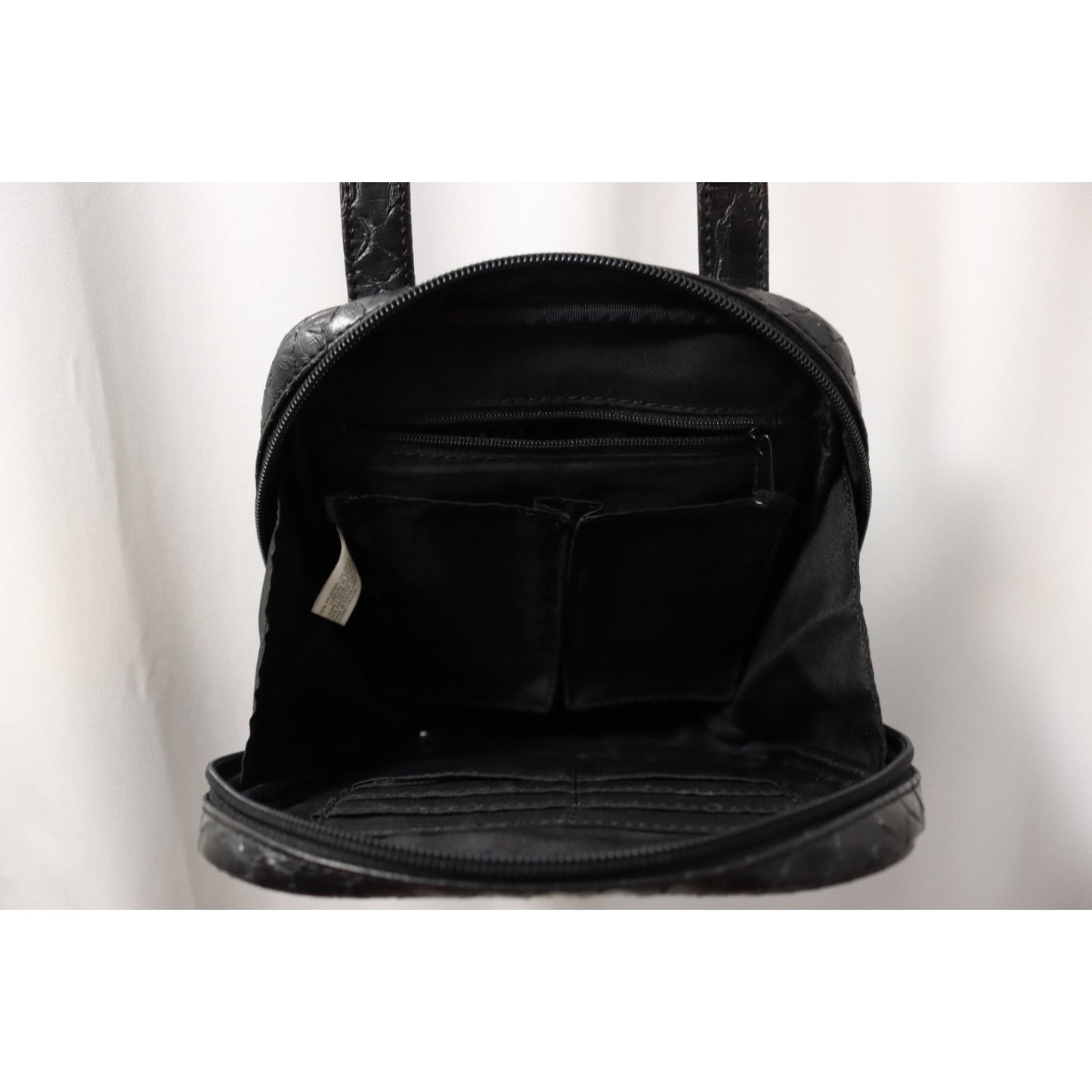 Liz Clairborne Black Crossbody Purse Crocodile Print
