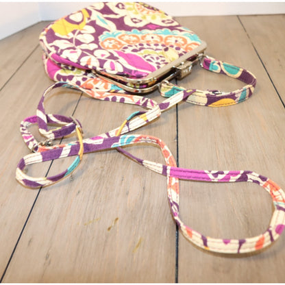 Vera Bradley Convertiable Top Handle/Crossbody Floral Small Bag Mini Frame