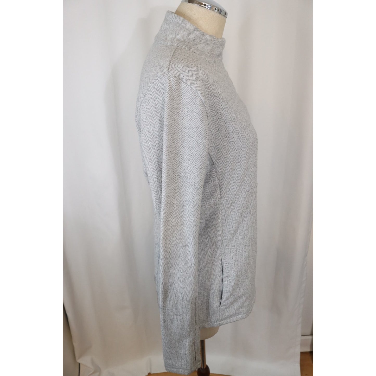 Kyodan Outdoor Medium Grey Sweater Zip Long Sleeve