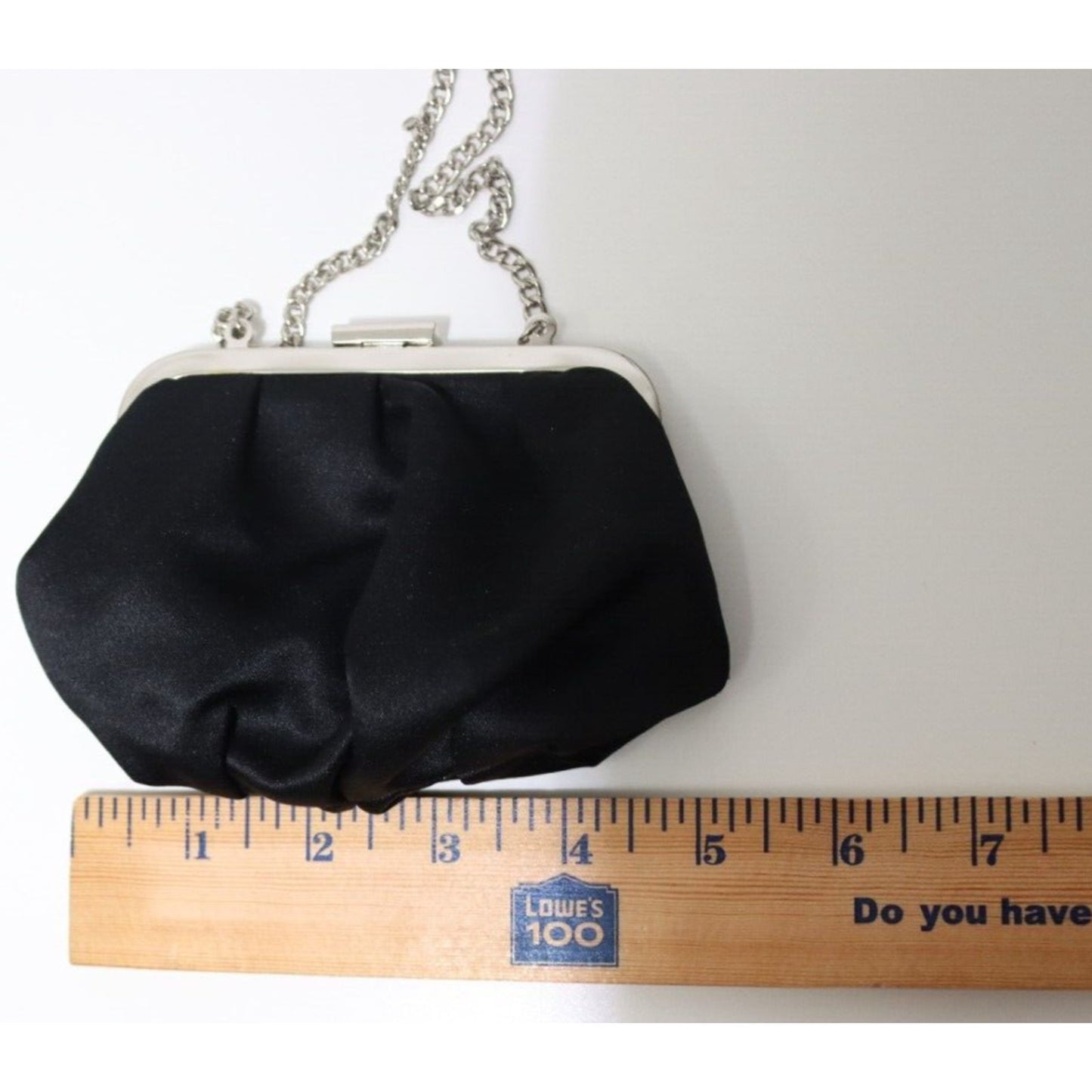White House Black Market Evening Bag Hidden Chain