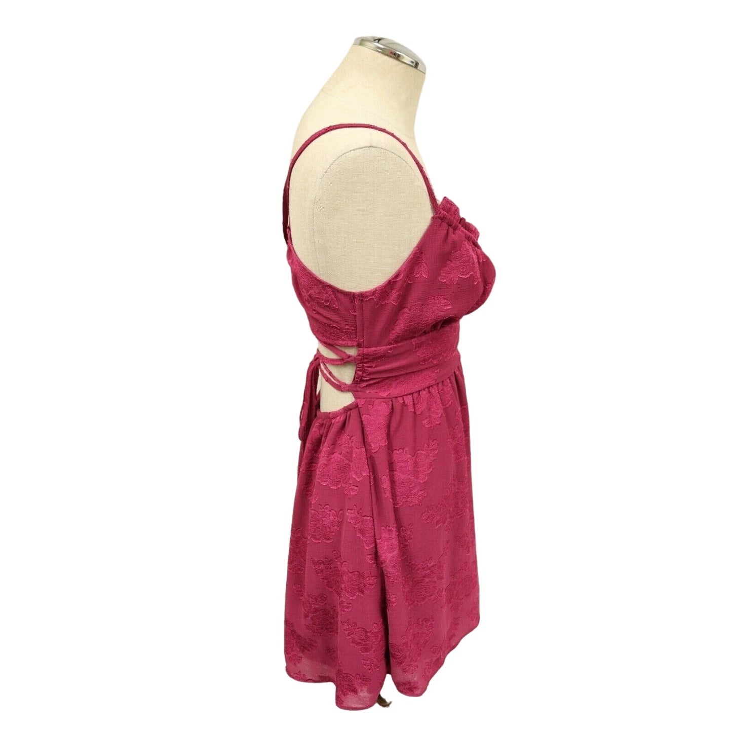Wild Fable Women Medium Spaghetti Straps Mini Dress Purple