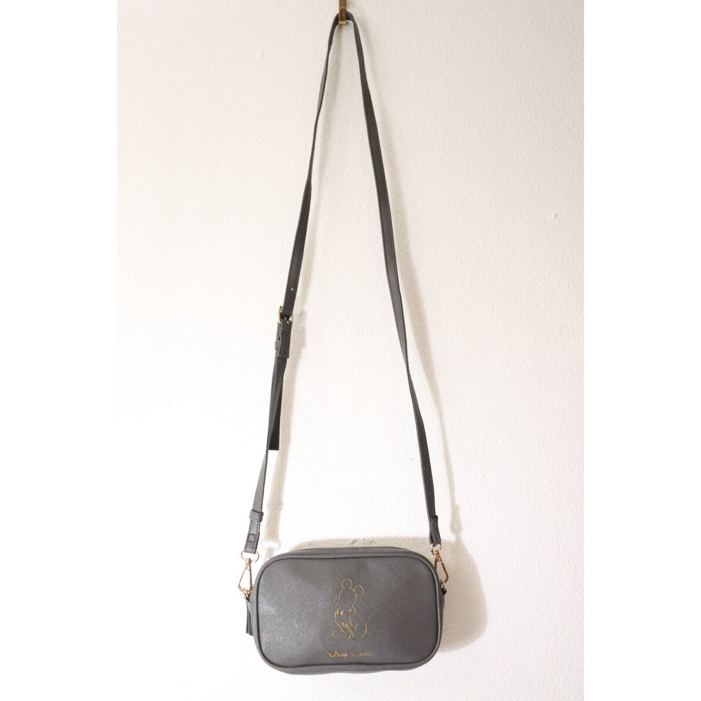 Disney X Pandora Mickey Handbag Gray Crossbody Bag