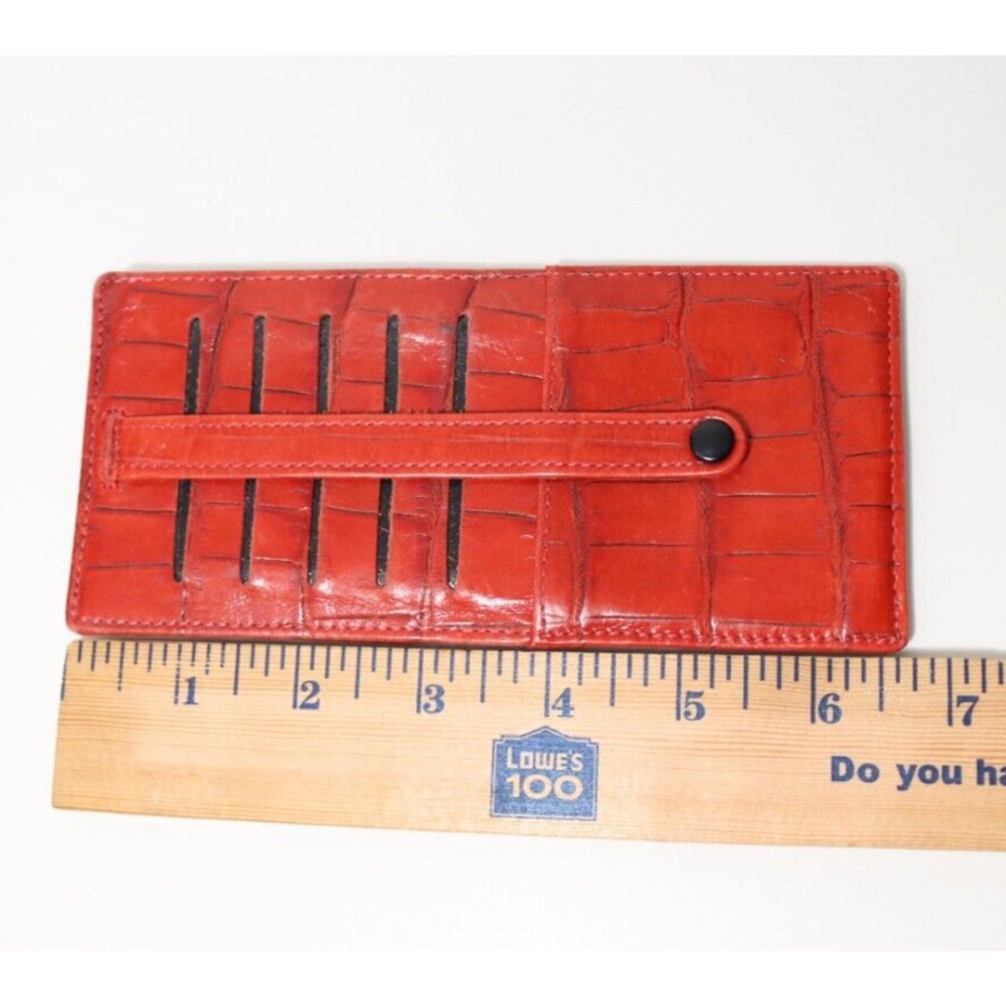 Unbranded Wallet 12 Credit Card Slots Red