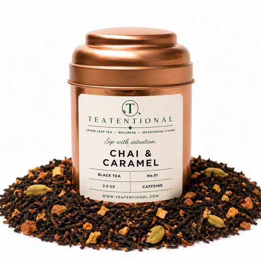Chai Caramel Loose Leaf Tea | Spiced Black Tea Blend | No. 01